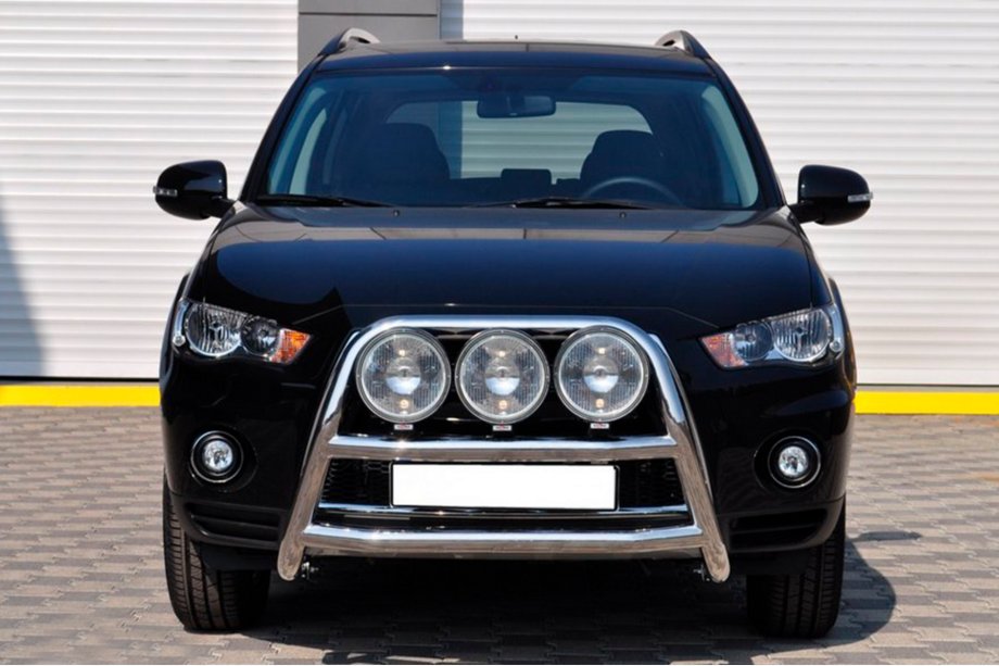 Mitsubishi Outlander 2006-2012 Bull bar WT018 (2010-2012, inox) Image