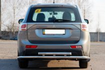 Mitsubishi Outlander 2012-2021 Roll Bar Posteriore AK004 Acciaio Inox foto 2