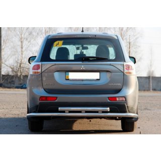 Roll Bar Posteriore AK004 Acciaio Inox Mitsubishi Outlander 2012-2021 foto 2