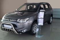 Mitsubishi Outlander 2012-2021 Protezione Anteriore WT002 (Acciaio Inox) foto 3