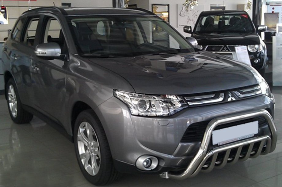 Mitsubishi Outlander 2012-2021 Protezione Anteriore WT002 (Acciaio Inox) Image