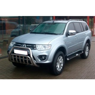 Protezione Anteriore WT002 (Acciaio Inox) Mitsubishi Pajero Sport 2008-2015 foto 2