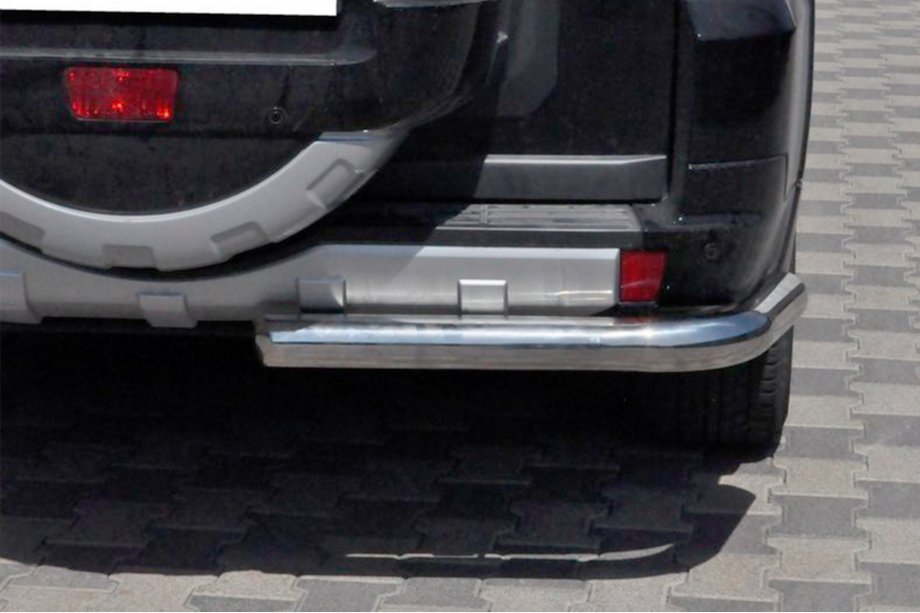 Mitsubishi Pajero Wagon IV 2006-2021 Barra Posteriore AK003 (Acciaio Inox) Foto 2
