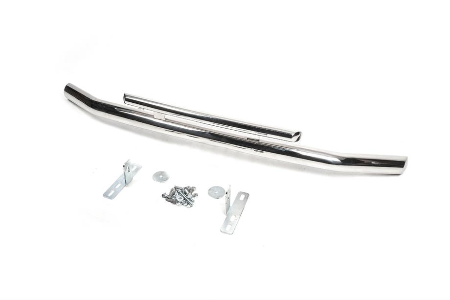 Mitsubishi Pajero Wagon IV 2006-2021 Protezione Anteriore ST014 (Acciaio Inox) Foto 3