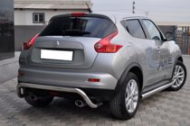 Nissan Juke 2010-2019 Barre Laterali Ø60 (2 pz, Acciaio Inox) foto 4