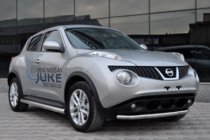 Nissan Juke 2010-2019 Barre Laterali Ø60 (2 pz, Acciaio Inox) foto 3