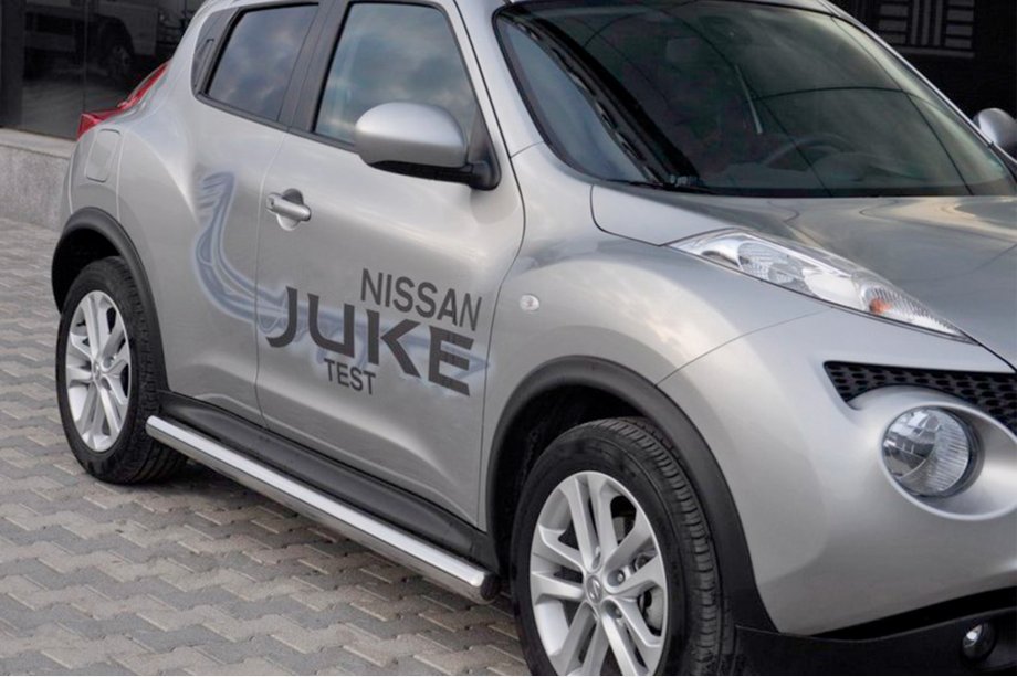 Nissan Juke 2010-2019 Barre Laterali Ø60 (2 pz, Acciaio Inox) Image