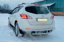 Nissan Murano 2008-2014 Barra Posteriore AK Acciaio Inox foto 3