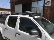 Nissan Navara 2006-2015 Barre portatutto con traverse (2 pz, Nero) foto 5