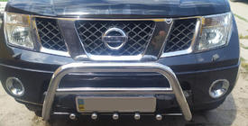 Nissan Navara 2006-2015 Paraurti Anteriore WT003 (Acciaio Inox) foto 4