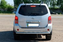 Nissan Pathfinder R51 2005-2014 Barra Posteriore AK002 (Acciaio Inox) foto 2