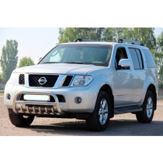 Parabulloni WT008 (Acciaio Inox) Nissan Pathfinder R51 2005-2014 foto 1