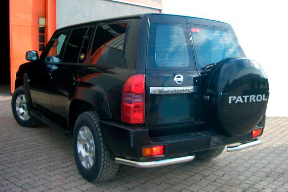 Nissan Patrol Y61 1997-2011 Barre angolari posteriori AK003 (2 pz, acciaio inox) Image