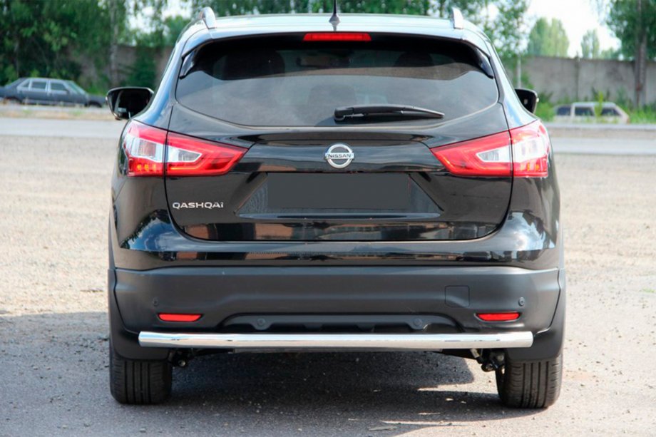 Nissan Qashqai 2014-2021 Barra Posteriore AK002 (Acciaio Inox) Foto 1