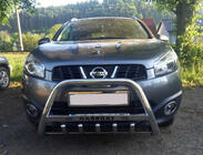 Nissan Qashqai 2014-2021 Paraurti Anteriore WT003 (Acciaio Inox) foto 6