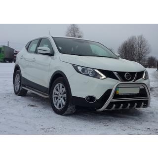 Paraurti Anteriore WT003 (Acciaio Inox) Nissan Qashqai 2014-2021 foto 4