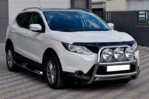 Nissan Qashqai 2014-2021 Parabullbar WT018 (Acciaio Inox) foto 1