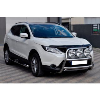 Parabullbar WT018 (Acciaio Inox) Nissan Qashqai 2014-2021 foto 1