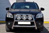 Nissan Qashqai 2010-2014 Parabulloni WT018 (Acciaio Inox) foto 1