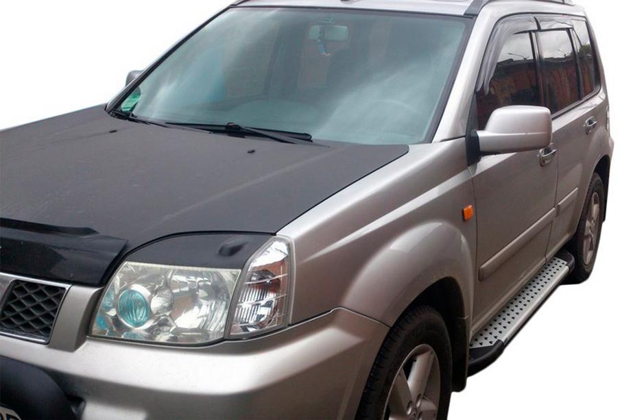 Nissan X-trail T30 2002-2007 Pedane Laterali Allmond Grey (2 pz, Alluminio) Image