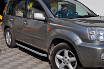 Nissan X-trail T30 2002-2007 Pedane laterali Fullmond (2 pz, alluminio) foto 4