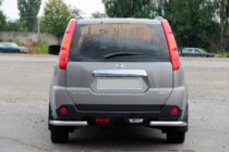 Nissan X-trail T31 2007-2014 Barre angolari posteriori AK003 (2 pz, acciaio inox) foto 2