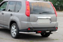 Nissan X-trail T31 2007-2014 Barre angolari posteriori AK003 (2 pz, acciaio inox) foto 3