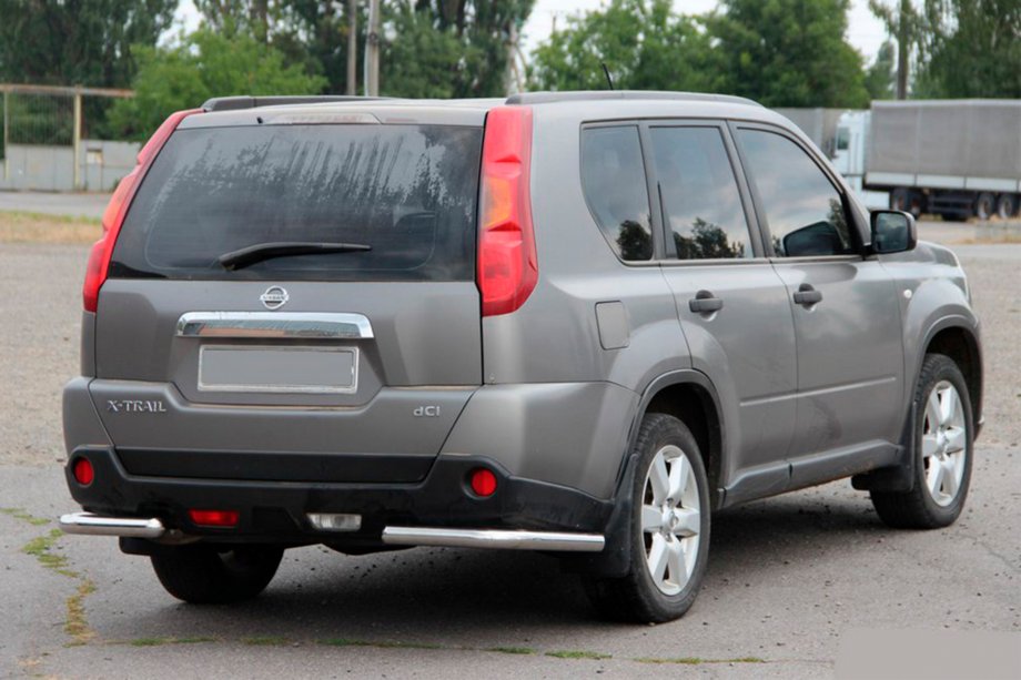 Nissan X-trail T31 2007-2014 Barre angolari posteriori AK003 (2 pz, acciaio inox) Image