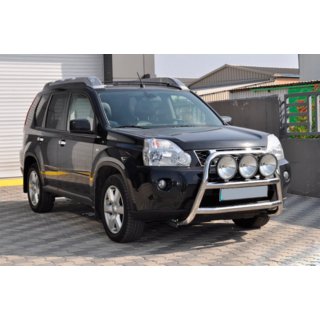 Protezione Anteriore WT018 (Acciaio Inox) Nissan X-trail T31 2007-2014 foto 2