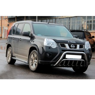 Protezione Anteriore WT002 (Acciaio Inox) Nissan X-trail T31 2007-2014 foto 2