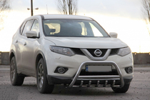 Nissan X-trail T32/Rogue 2014-2021 Paraurti Anteriore WT003 (Acciaio Inox) foto 5