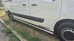 Renault Master 2011-2023 Barre Laterali BB002 (2 pz, Acciaio Inox) foto 9