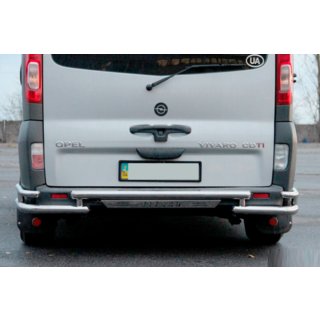 Protezione Posteriore AK-Special (Acciaio Inox) Nissan Primastar 2002-2014 foto 3