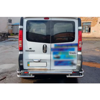 Protezione Posteriore AK-Special (Acciaio Inox) Nissan Primastar 2002-2014 foto 4