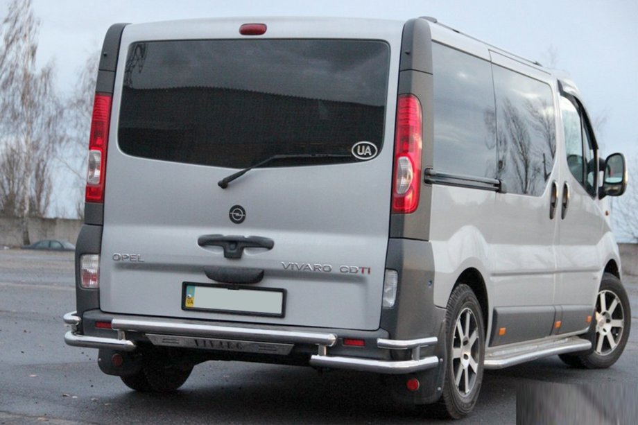 Nissan Primastar 2002-2014 Protezione Posteriore AK-Special (Acciaio Inox) Foto 2