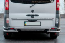 Renault Trafic 2001–2015 Protezione Posteriore AK-Special (Acciaio Inox) foto 5