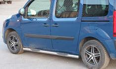 Mercedes Citan 2013-2021 Tubi Laterali (2 pz, Acciaio Inox) foto 2
