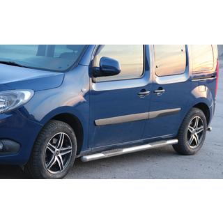 Tubi Laterali (2 pz, Acciaio Inox) Mercedes Citan 2013-2021 foto 1