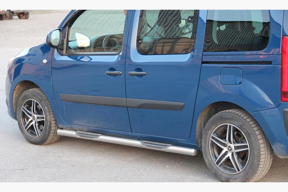 Mercedes Citan 2013-2021 Tubi Laterali (2 pz, Acciaio Inox) 60 mm, passo corto, senza inserti in plastica Foto 2
