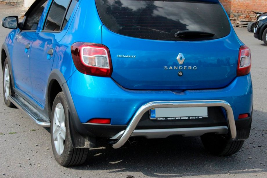 Dacia Sandero 2013-2020 Barra Posteriore AK007 (Acciaio Inox) Image