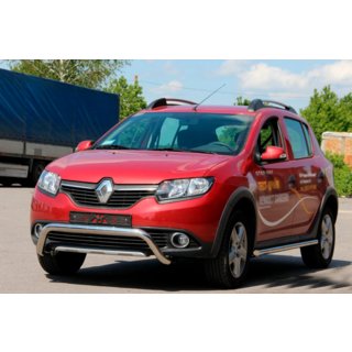 Protezione Anteriore WT007 (Acciaio Inox) Dacia Sandero 2013-2020 foto 3