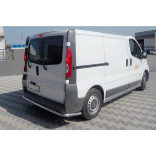 Protezione posteriore con angoli (acciaio inox) Renault Trafic 2001–2015 foto 1