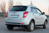 SsangYong Korando 2010-2019 Barra Posteriore AK005 (Acciaio Inox) foto 1