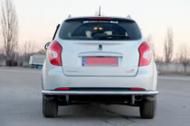 SsangYong Korando 2010-2019 Barra Posteriore AK005 (Acciaio Inox) foto 2