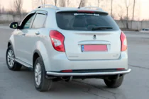 SsangYong Korando 2010-2019 Barra Posteriore AK005 (Acciaio Inox) foto 3