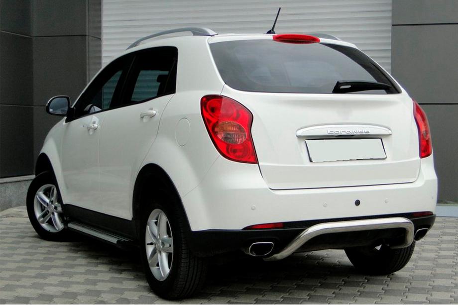 SsangYong Korando 2010-2019 Barra Posteriore AK006 Acciaio Inox Image