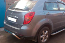 SsangYong Korando 2010-2019 Barra Posteriore AK007 (Acciaio Inox) foto 2