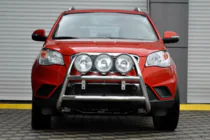 SsangYong Korando 2010-2019 Parabulloni WT018 (Acciaio Inox) foto 1