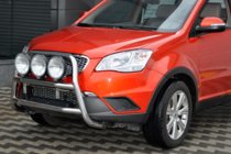 SsangYong Korando 2010-2019 Parabulloni WT018 (Acciaio Inox) foto 4