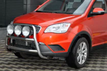 SsangYong Korando 2010-2019 Parabulloni WT018 (Acciaio Inox) foto 4